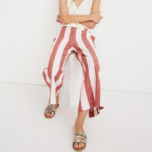 Madewell Huston Pull On Cropped Wide Leg Gauchos